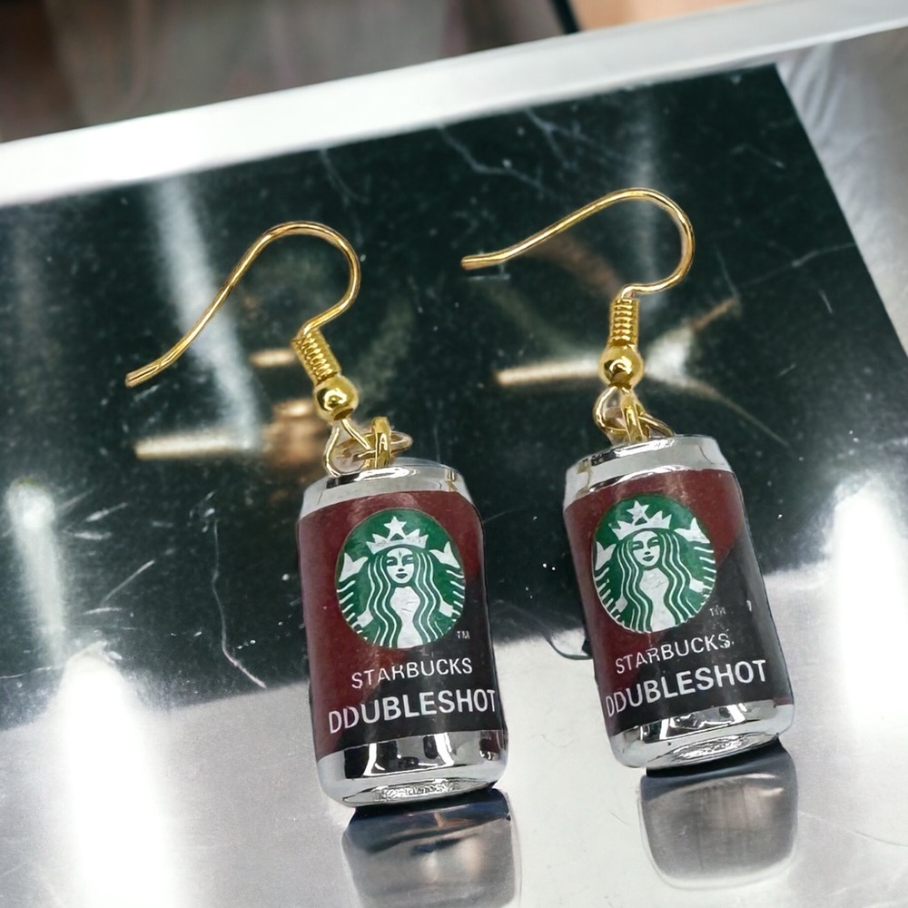 Perk Up Your Style: Adorable Coffee Dangle Earrings for Caffeine Lovers! NWT